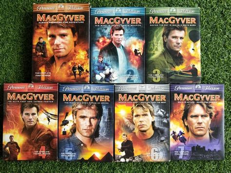 Macgyver Dvds The Complete Series Seasons 1 To 7 Hobbies And Toys