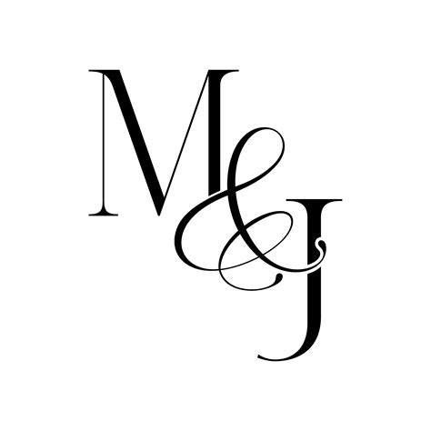 Wedding Monogram Logo Mj Jm J And M Digital Download Instant Hochzeitslogos Hochzeit