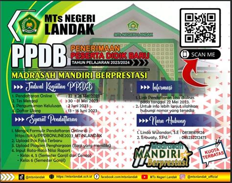 Ppdb Mts Negeri Landak Tp