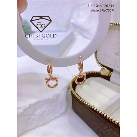 Jual CHIBI GOLD Anting Emas Terbaru Emas 750 Kadar 17k A176735