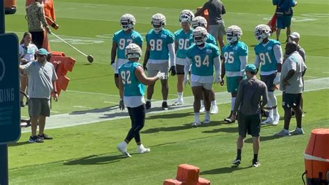 Miami Dolphins Camp 2022 Day 7 Practice Observations Sports