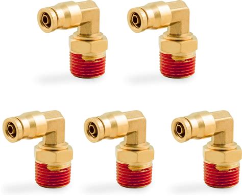 Amazon 1 4 Elbow Union DOT Brass Push To Connect Air Line