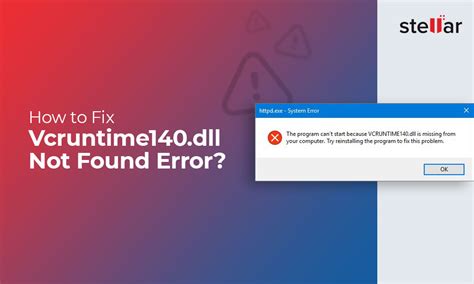 How To Fix Vcruntime Dll Not Found Error