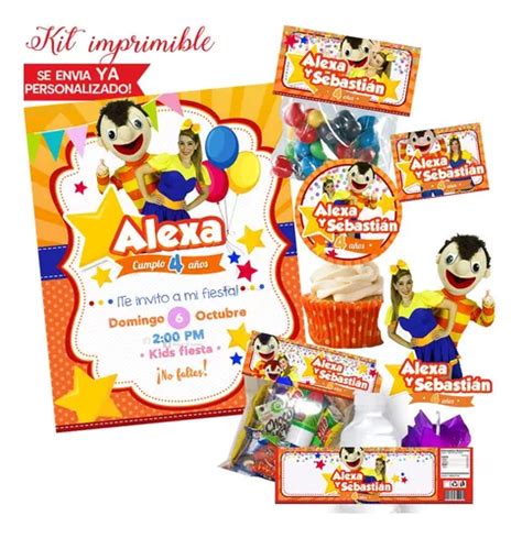 Kit Para Imprimir Bely Y Beto Kit Imprimible Personalizado Meses Sin