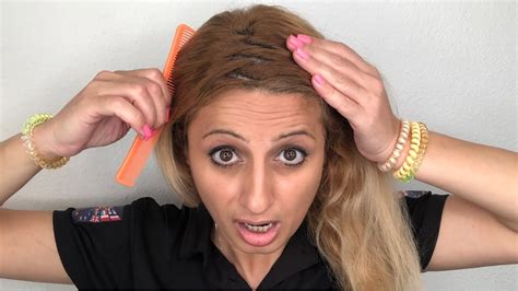 Zig Zag Hair Parting How To Vivyan Hermuz Youtube