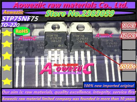 Aoweziic 2017+ 100% new imported original P75NF75 STP75NF75 75N75 TO ...