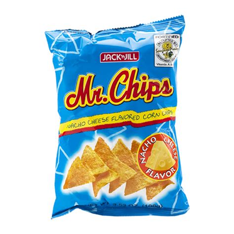 Jack Jill Mr Chips Nacho Cheese Snack 100G Oceanic Supermarket