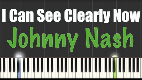 I Can See Clearly Now Johnny Nash Piano Tutorial Youtube