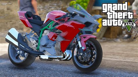 Yamatum O Gta V 150 แต่งรถบิ๊กไบท์ Kawasaki Ninja H2h2r Youtube