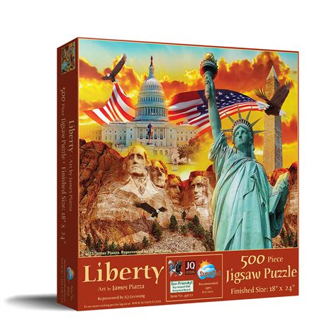 XXL Teile Liberty 500 Teile SUNSOUT Puzzle Online Kaufen