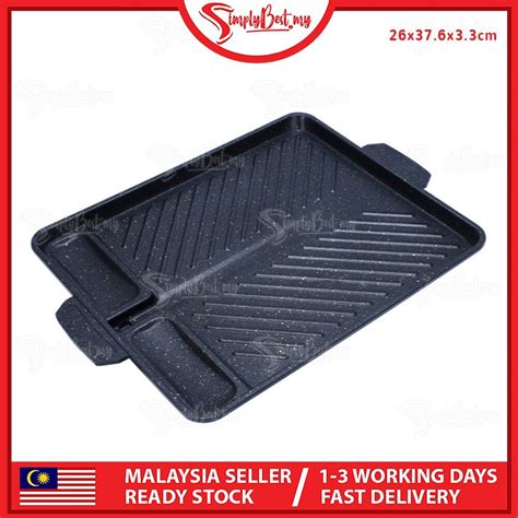 Simplybest Mookata Thai Bbq Grill And Steamboat Non Stick Pans Hot Pot