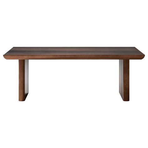 Monumental Modern Two Tone Burl Wood Rectangular Dining Table At 1stdibs