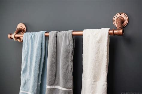 Premium Photo Diy Copper Pipe Towel Rack