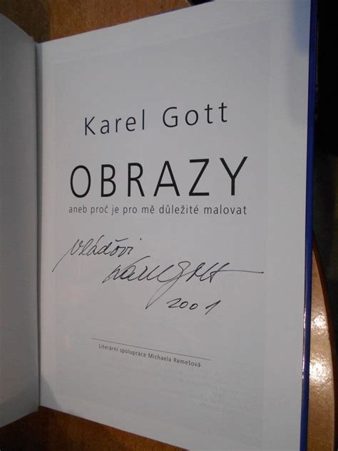 Gott Karel Obrazy Podpis K Gotta Aukro