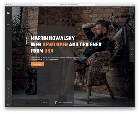 Minimal Html Parallax Website Templates Avasta