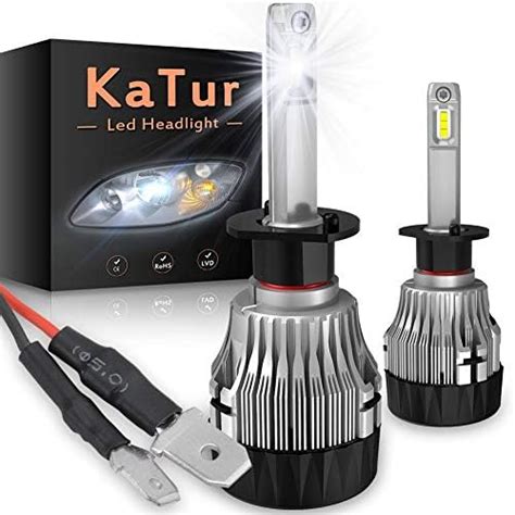 KATUR H1 Led Headlight Bulbs Extremely Bright 10000LM Chips MINI Design