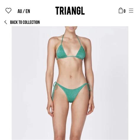 Triangl Vinca Jaded Bikini Set Top Size Medium Depop