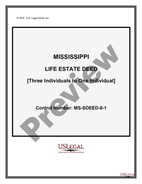 Mississippi Warranty Deed For Three Individuals To One Individual