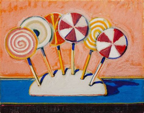 Wayne Thiebaud Six Lollipops Art Basel Principles Of Art Wayne