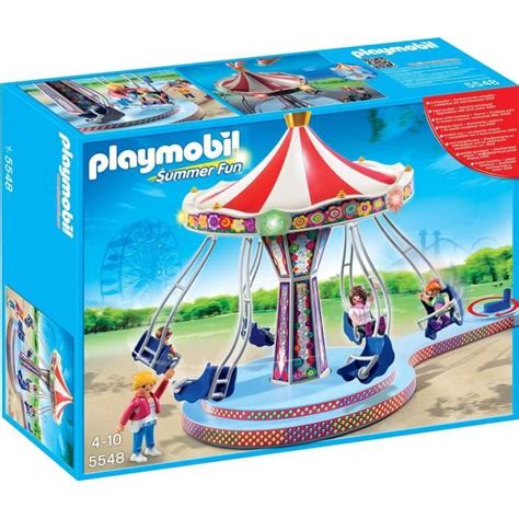 Playmobil Man Ge De Chaises Volantes Summer Fun Ans Et