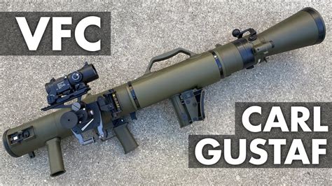 VFC Airsoft Carl Gustaf M3 MAAWS Review YouTube