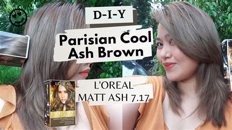 Diy Box Hair Dye Loreal Matte Ash Brown Excellence 717 Not An Ad