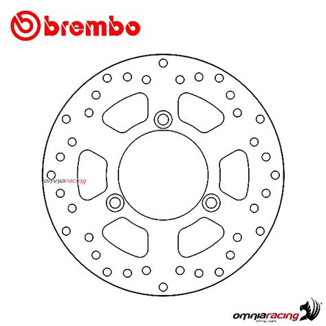 Brembo Serie Oro Rear Fixed Brake Disc For Suzuki Uh200 Burgman