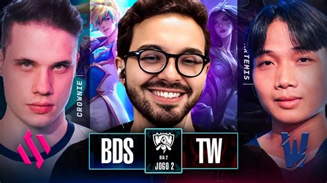 Team BDS x Team WHALE Jogo 2 Worlds 2023 2º DIA Play In Ilha