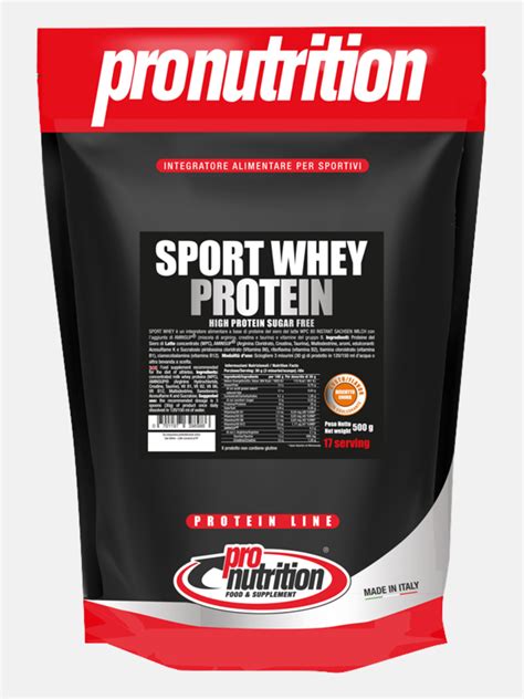 Pro Nutrition Protein Sport Whey Biscotto Proteine Integratori Nencini Sport