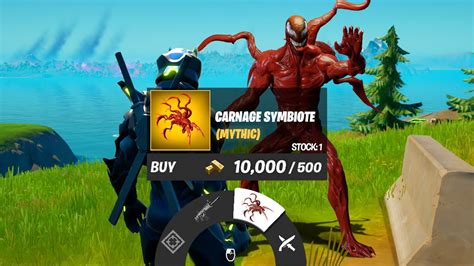 NEW Boss Carnage Mythic Weapon Fortnite Update YouTube