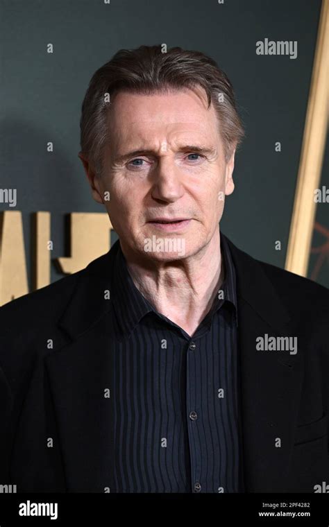 London Uk 16th Mar 2023 Liam Neeson Attending The Premiere Of