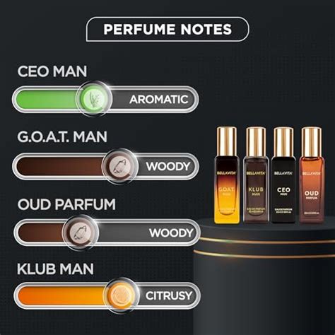 Bella Vita Luxury Man Perfume Gift Set 4 X 20 Ml For Men With KLUB OUD