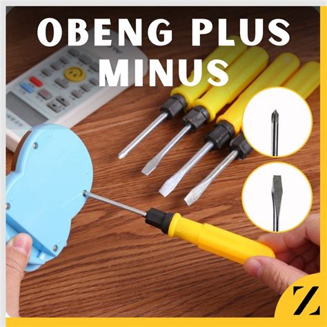 Jual Obeng Plus Minus Dua Arah Screwdriver Bolak Balik Inch Inci