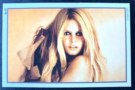 French Star Sex Symbol Brigitte Bardot Rare Trading Rookie Card