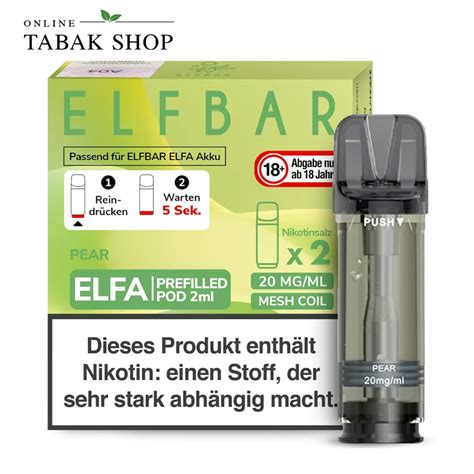 Elf Bar Elfa Prefilled Pod Kaufen Online Tabak Shop