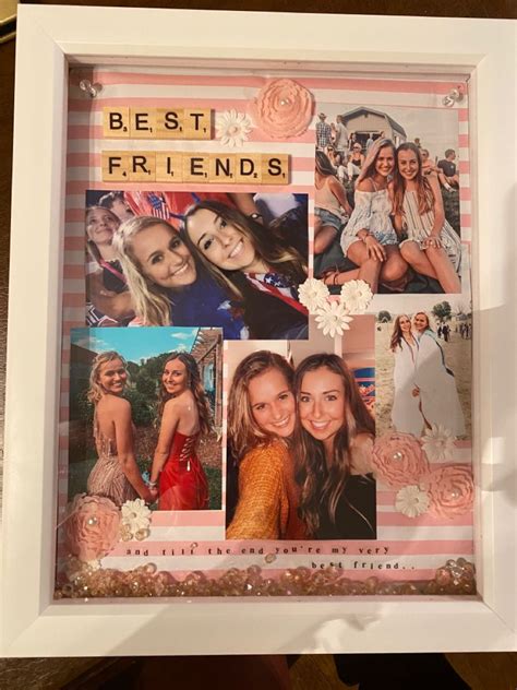 Best Friend Shadow Box Gift Idea Cute Best Friend Gifts Diy Birthday