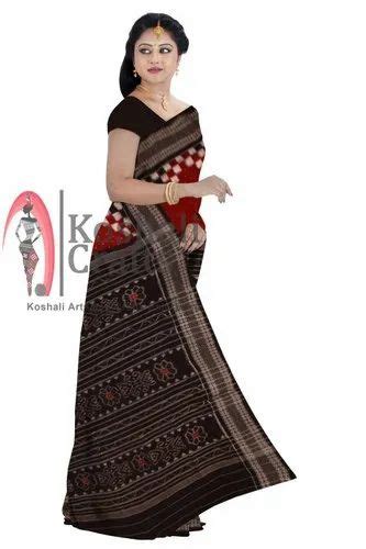 Pasapali Design Sambalpuri Cotton Saree In Maroon At Rs 599999