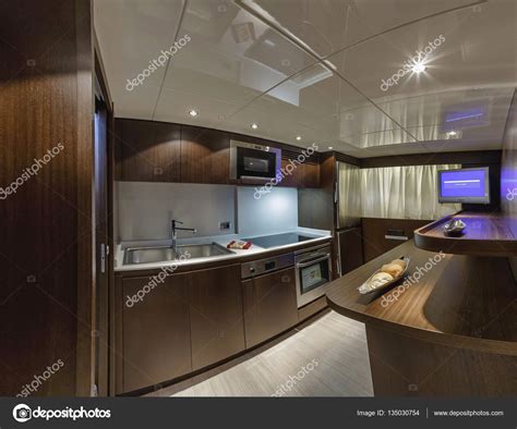 Italy, Viareggio (Tuscany), 100' luxury yacht, kitchen — Stock Photo © agiampiccolo #135030754