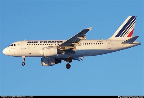 F GRHY Air France Airbus A319 111 Photo By Maksimov Maxim ID 039140