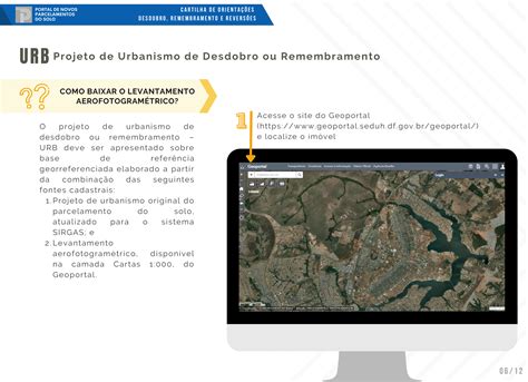 Portal Parcelamentos Do Solo Cartilhas Desdobro E Remembramento