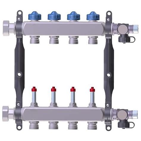 Viessmann Edelstahl Heizkreisverteiler Mit Volumenstromanzeige F R