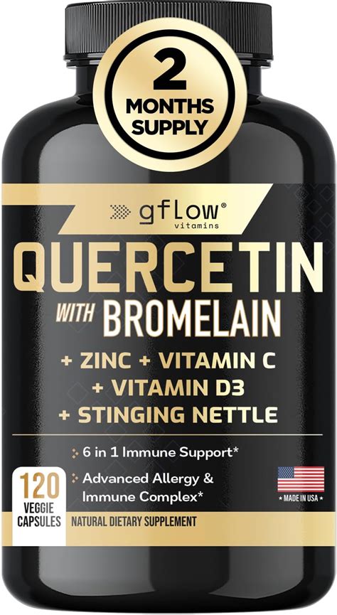 Amazon Pack Quercetin Gummies Quercetin With Bromelain