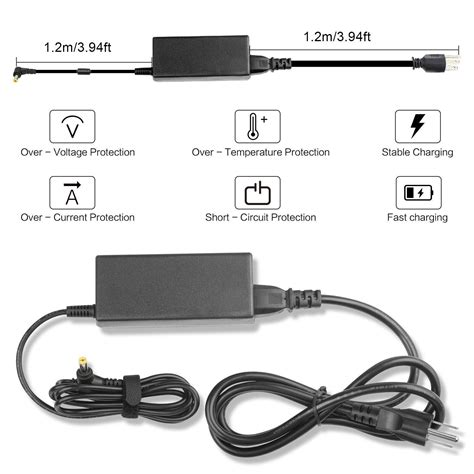 For Acer Aspire 19V 3 42A 65W Laptop AC Adapter Charger Power Cord 5 5