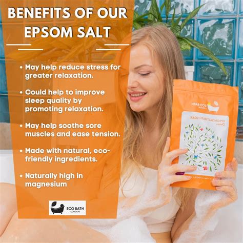 Eco Bath London Balance And Calming Epsom Salt Bath Soak Pouch 500