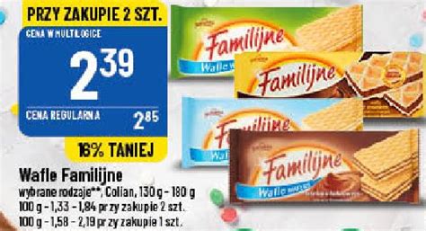 Wafle Gofrowe Czekoladowe Jutrzenka Familijne Cena Promocje