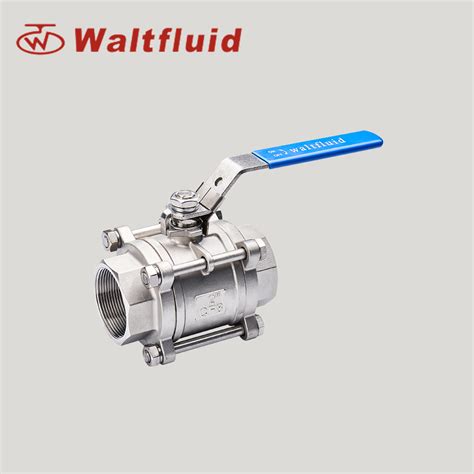 Factory Direct 3 PC Stainless Steel Ball Valve Full Port 1000WOG PN69