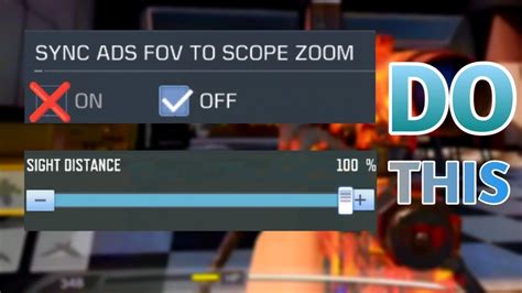 For Beginners Do This Settings For Better Sniper Aim Settings