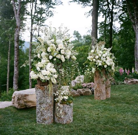 Fab Country Rustic Wedding Ideas With Tree Stump Hmp