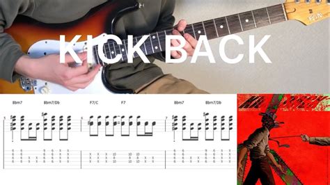 Chainsaw Man Op Kick Back Guitar Cover With Tabs Chords Youtube