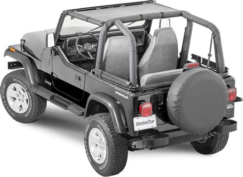 Mastertop Bikini Mesh Top Sunshade Fits Jeep Wrangler Yj